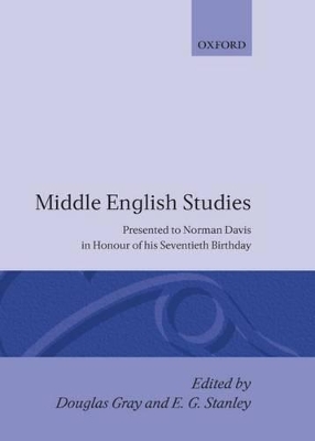 Middle English Studies book