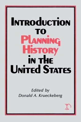 Introduction to Planning History in the United States book