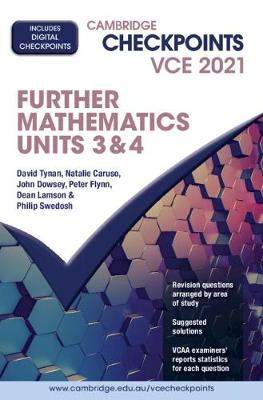 Cambridge Checkpoints VCE Further Mathematics Units 3&4 2021 book