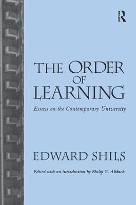 The Order of Learning by Edward Shils