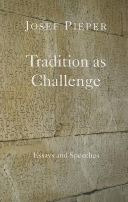 Tradition as Challenge book