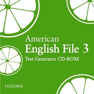 American English File Level 3: Test Generator CD-ROM book