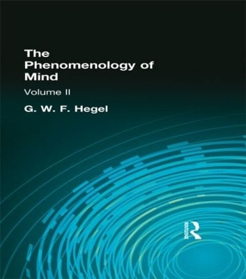 Phenomenology of Mind book