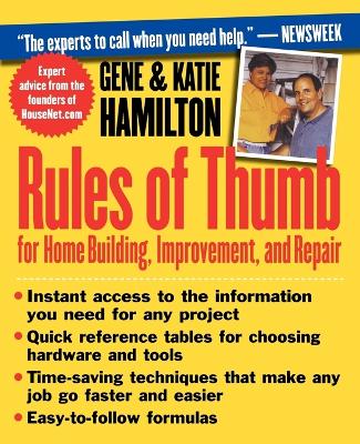 Rules of Thumb for Home Building, Improvement, and Repair book