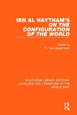 Ibn al-Haytham's On the Configuration of the World by Y. Tzvi Langermann