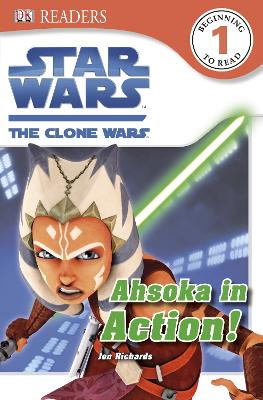 Star Wars The Clone Wars Ahsoka in Action! book