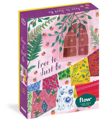 Free to Just Be 1,000-Piece Puzzle: (Flow) for Adults Families Picture Quote Mindfulness Game Gift Jigsaw 26 3/8” x 18 7/8” book