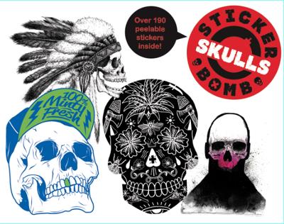 Stickerbomb Skulls book