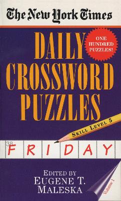 New York Times Daily Crossword Puzzles (Friday), Vo book