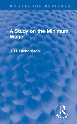 A Study on the Minimum Wage book