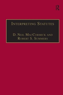 Interpreting Statutes book