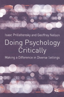 Doing Psychology Critically by Isaac Prilleltensky