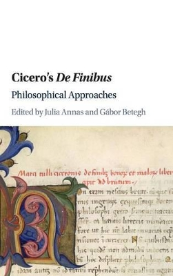 Cicero's De Finibus book