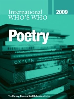 International Who's Who in Poetry book