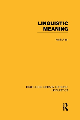 Linguistic Meaning book