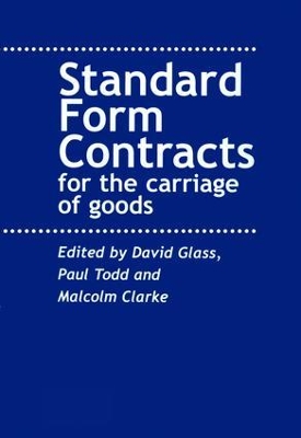Contracts for the Carriage of Goods by Todd Glass