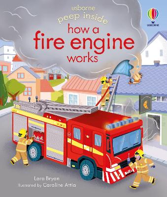 Peep Inside how a Fire Engine works book