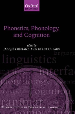 Phonetics, Phonology, and Cognition book