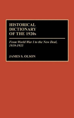 Historical Dictionary of the 1920s book