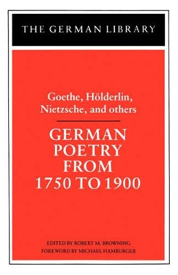 German Poetry from 1750-1900 book