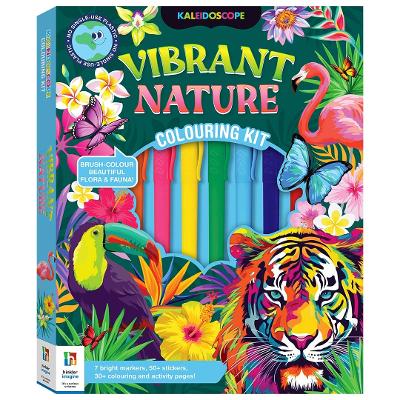 Kaleidoscope Colouring Vibrant Nature Kit book