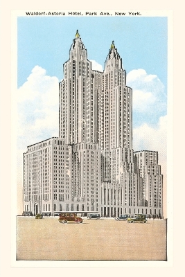 Vintage Journal Waldorf-Astoria Hotel, New York City book