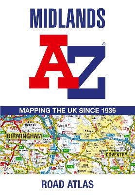 Midlands A-Z Road Atlas book