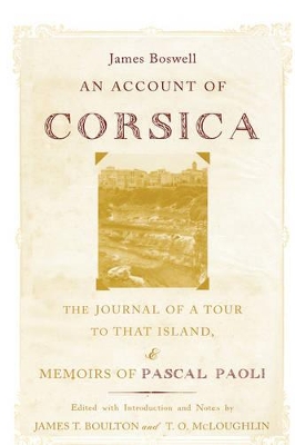 Account of Corsica, the Journal of a Tour to That Island, and Memoirs of Pascal Paoli book
