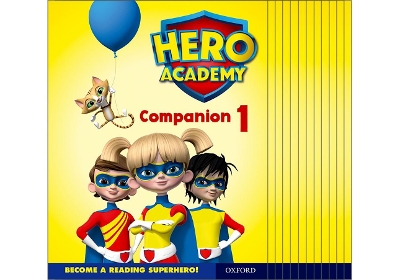 Hero Academy: Oxford Levels 1-6, Lilac-Orange Book Bands: Companion 1 Class Pack book