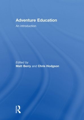 Adventure Education book