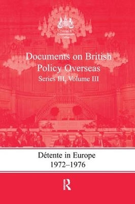 Detente in Europe, 1972-1976 book