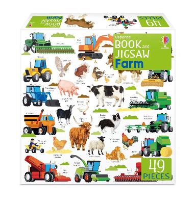 Usborne Book and Jigsaw Farm book