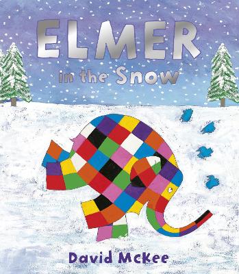 Elmer in the Snow book