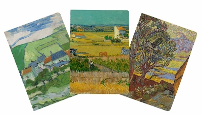 Van Gogh Landscapes Sewn Notebook Collection book