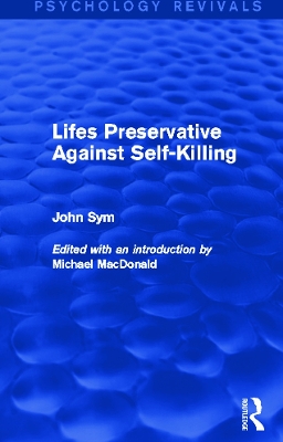 Lifes Preservative Against Self-Killing book