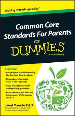 Common Core Standards for Parents For Dummies book