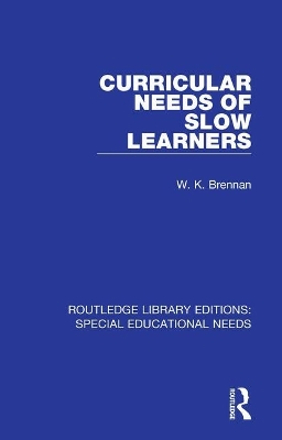 Curricular Needs of Slow Learners book