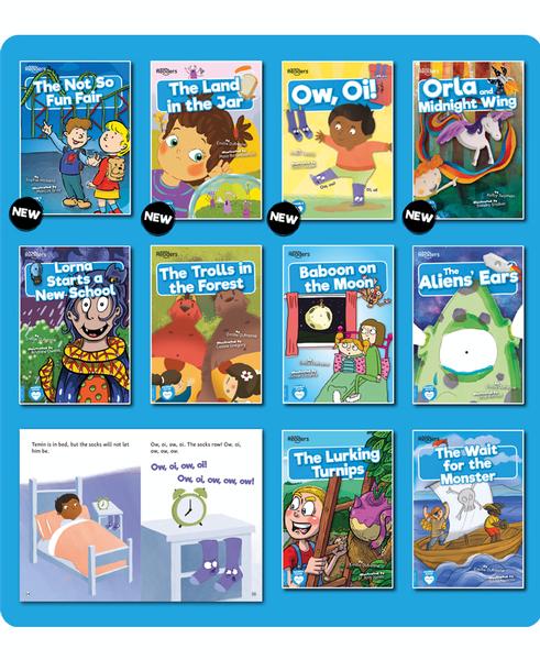 BookLife Decodable Readers Level 4 Blue Set of 10 book