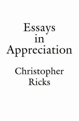 Essays in Appreciation book