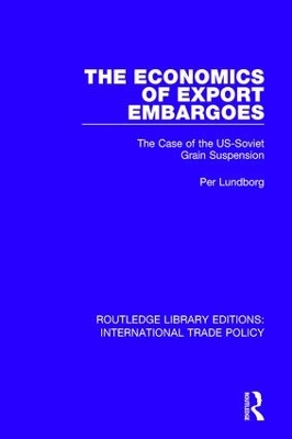 Economics of Export Embargoes book