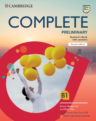 Complete Preliminary Student's Book with Answers English for Spanish Speakers book