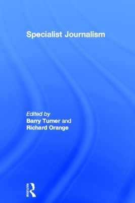 Specialist Journalism book