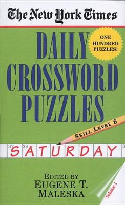 New York Times Daily Crossword Puzzles (Saturday), book