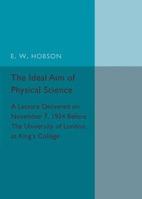 Ideal Aim of Physical Science book
