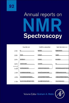 Annual Reports on NMR Spectroscopy by Graham A. Webb