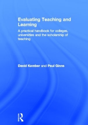 Evaluating Teaching and Learning by David Kember