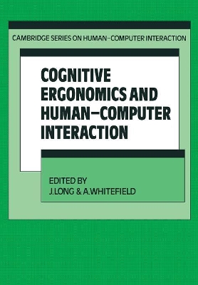 Cognitive Ergonomics and Human-Computer Interaction book