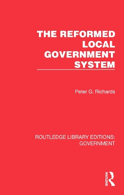 The Reformed Local Government System book