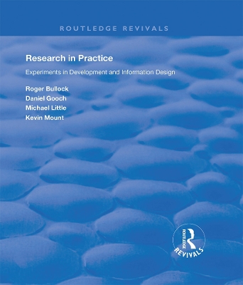 Research in Practice: Experiments in Development and Information Design book