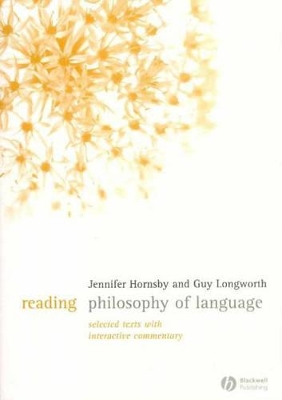 Reading Philosophy of Language by Jennifer Hornsby